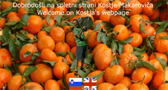 Desktop Screenshot of kostja.si
